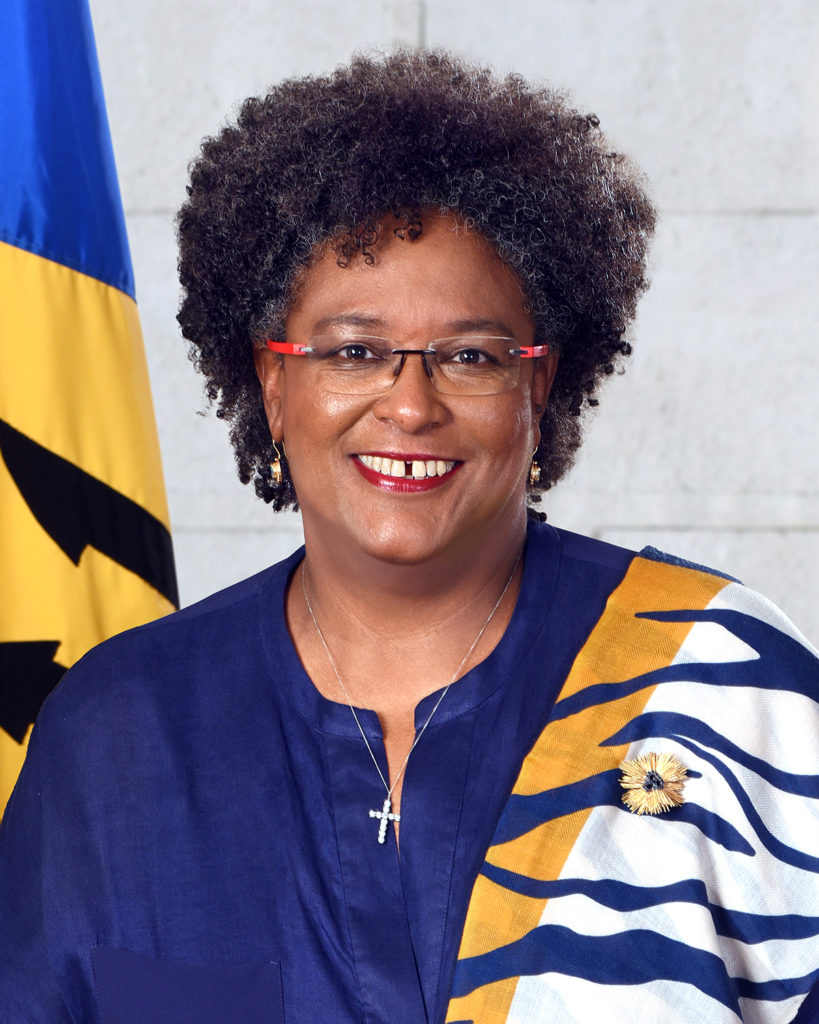 Primera Ministra de Barbados Mia Amor Mottley (barbados.loopnews.com)