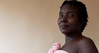 Mujer haitana embarazada Foto Hillary Petrozziello