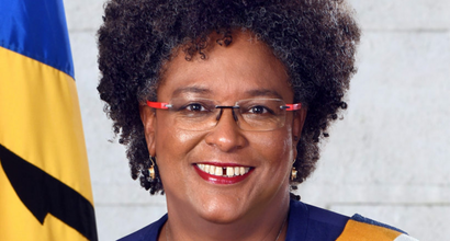 Primera Ministra de Barbados Mia Amor Mottley (barbados.loopnews.com)